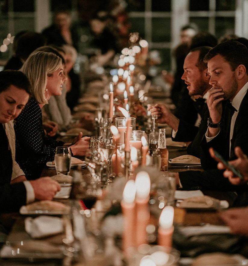 Guests enjoying beverages