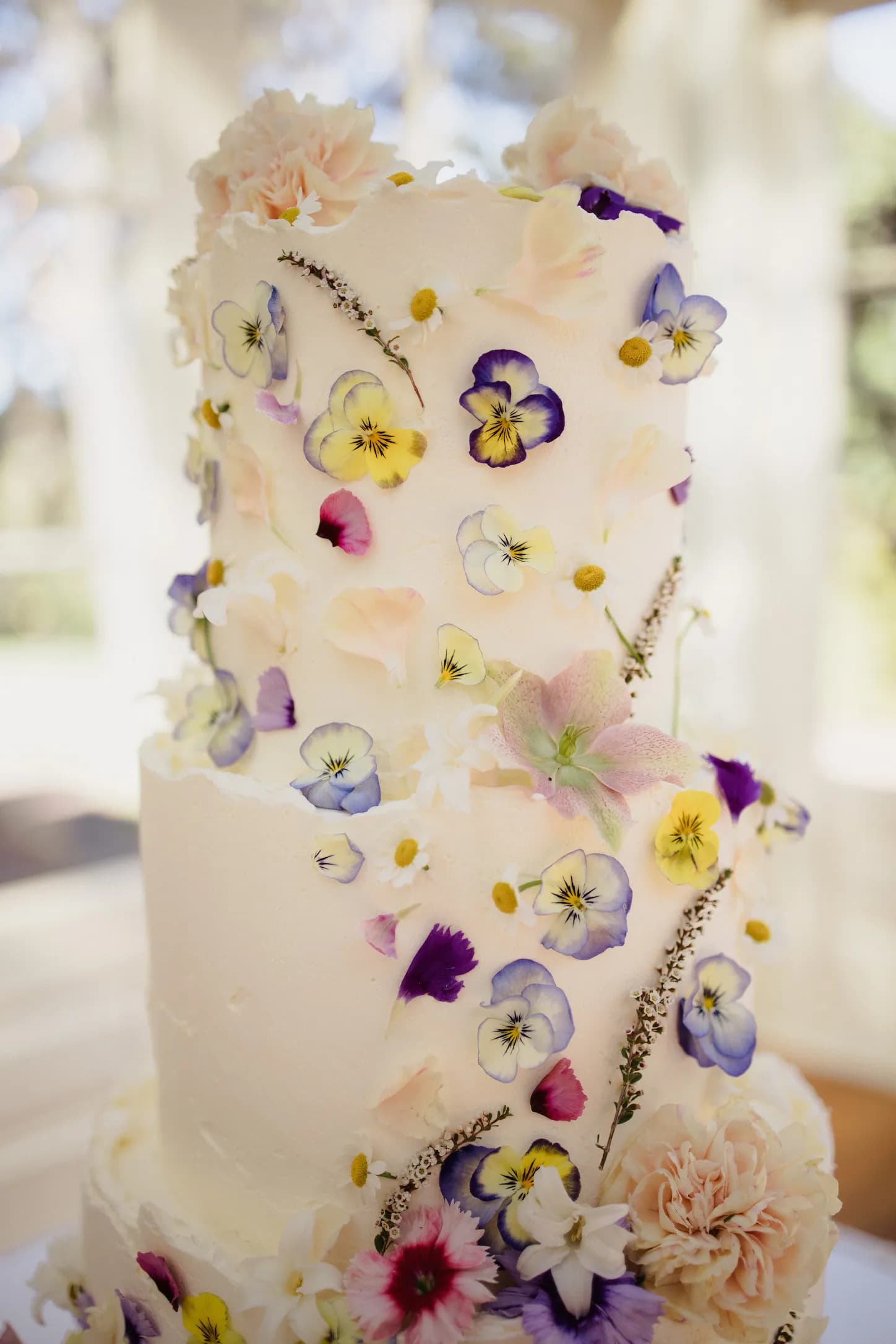 Wedding Cake with flowers