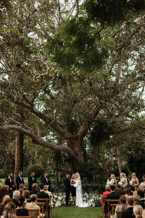 Couple celebrate after saying I-do