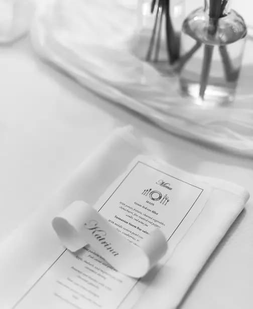 Reception menu