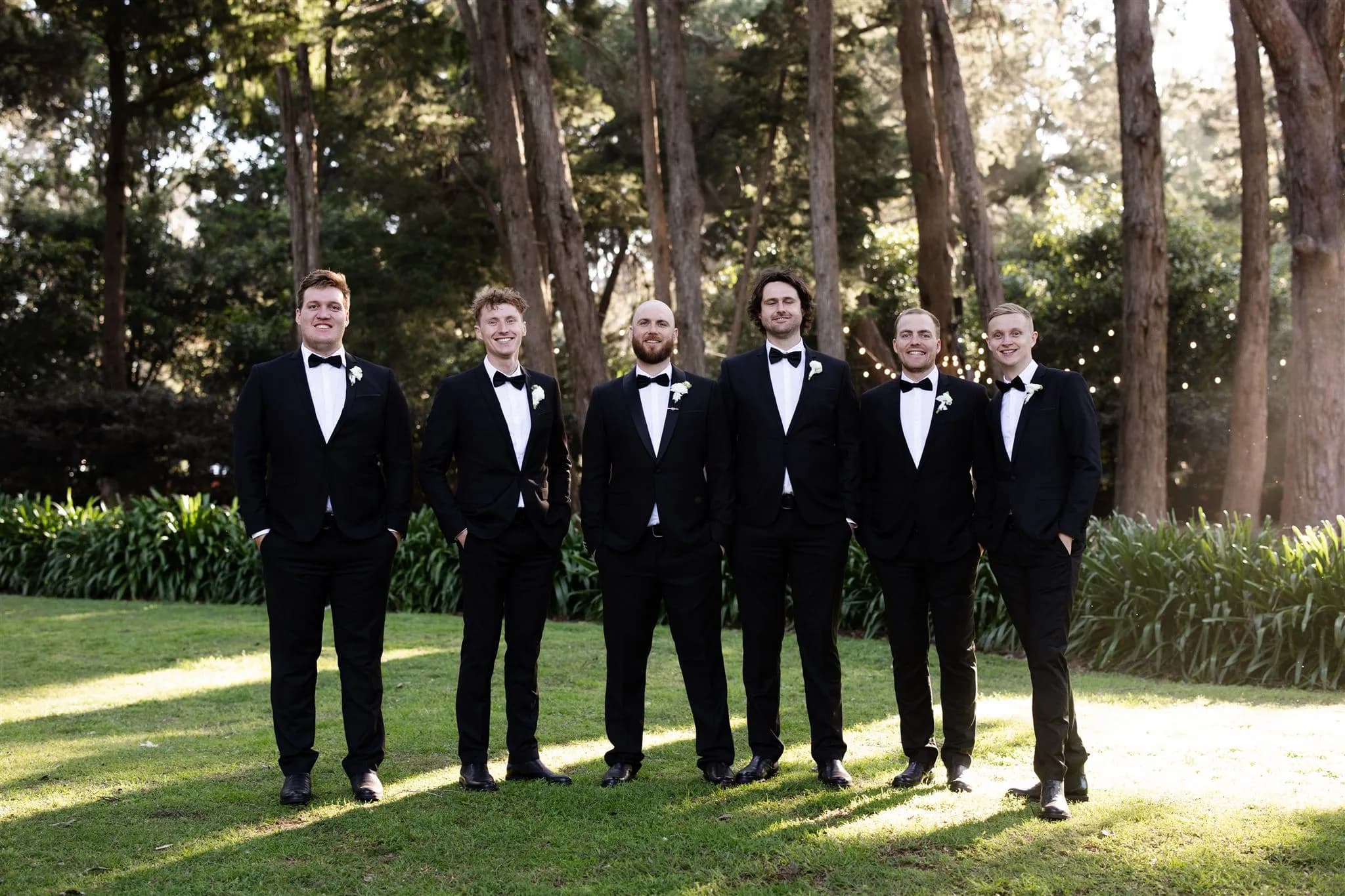 Groom and groomsmen