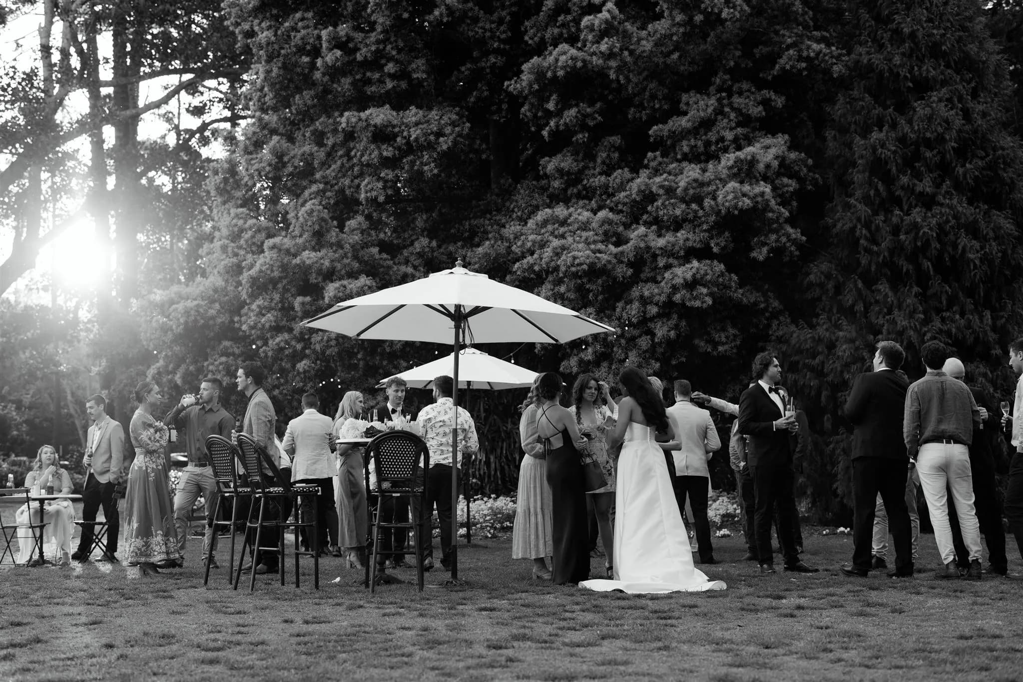 Wedding garden party