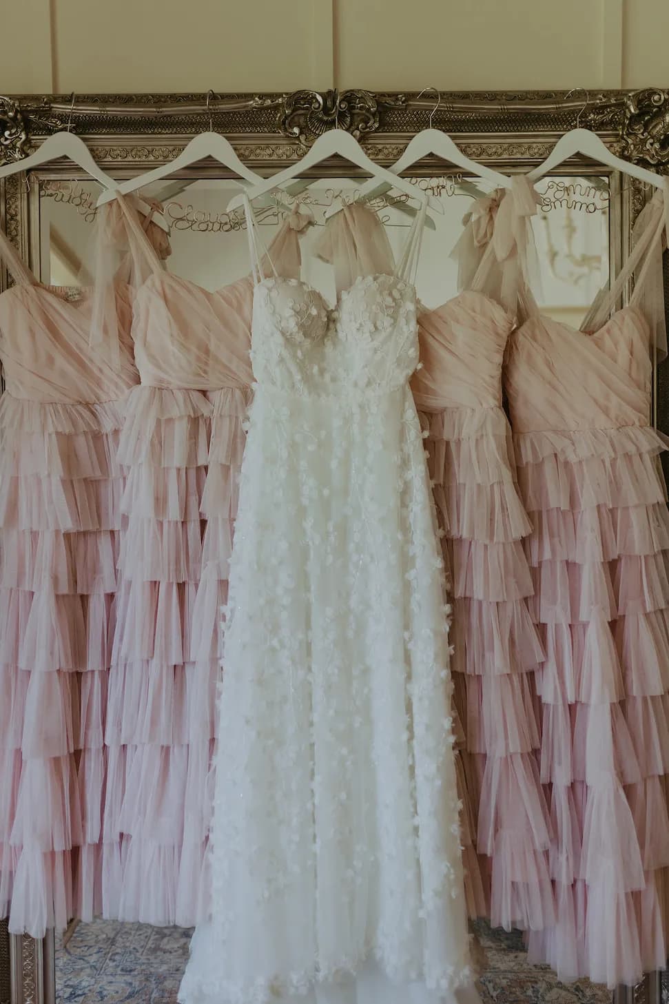 Wedding dresses and bridesmaid dresses