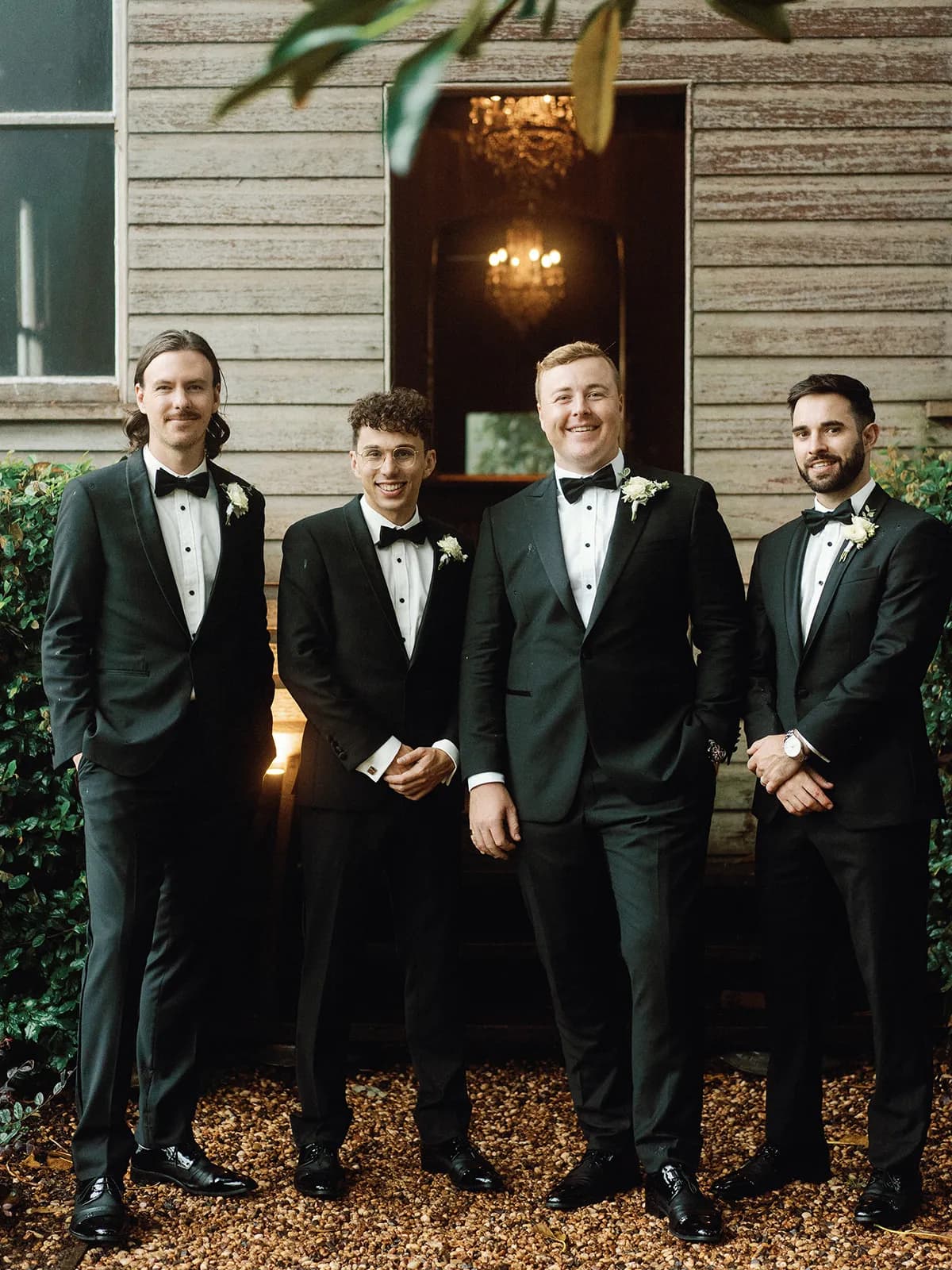 Groom and groomsmen