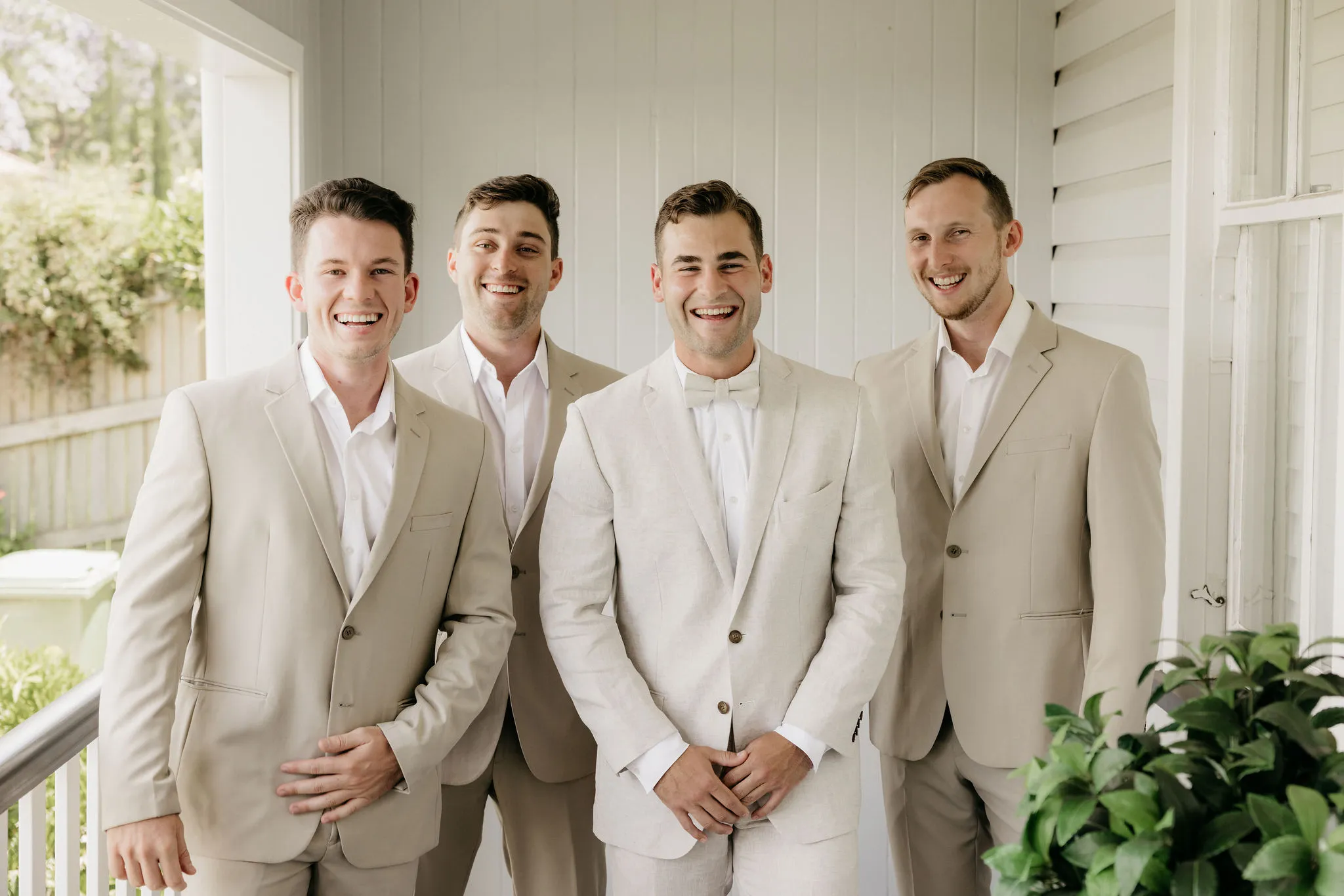 Groom and groomsmen