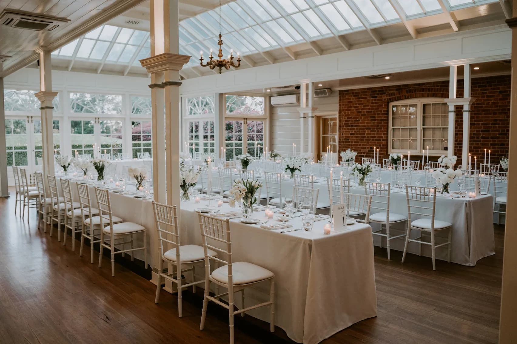 Wedding reception space