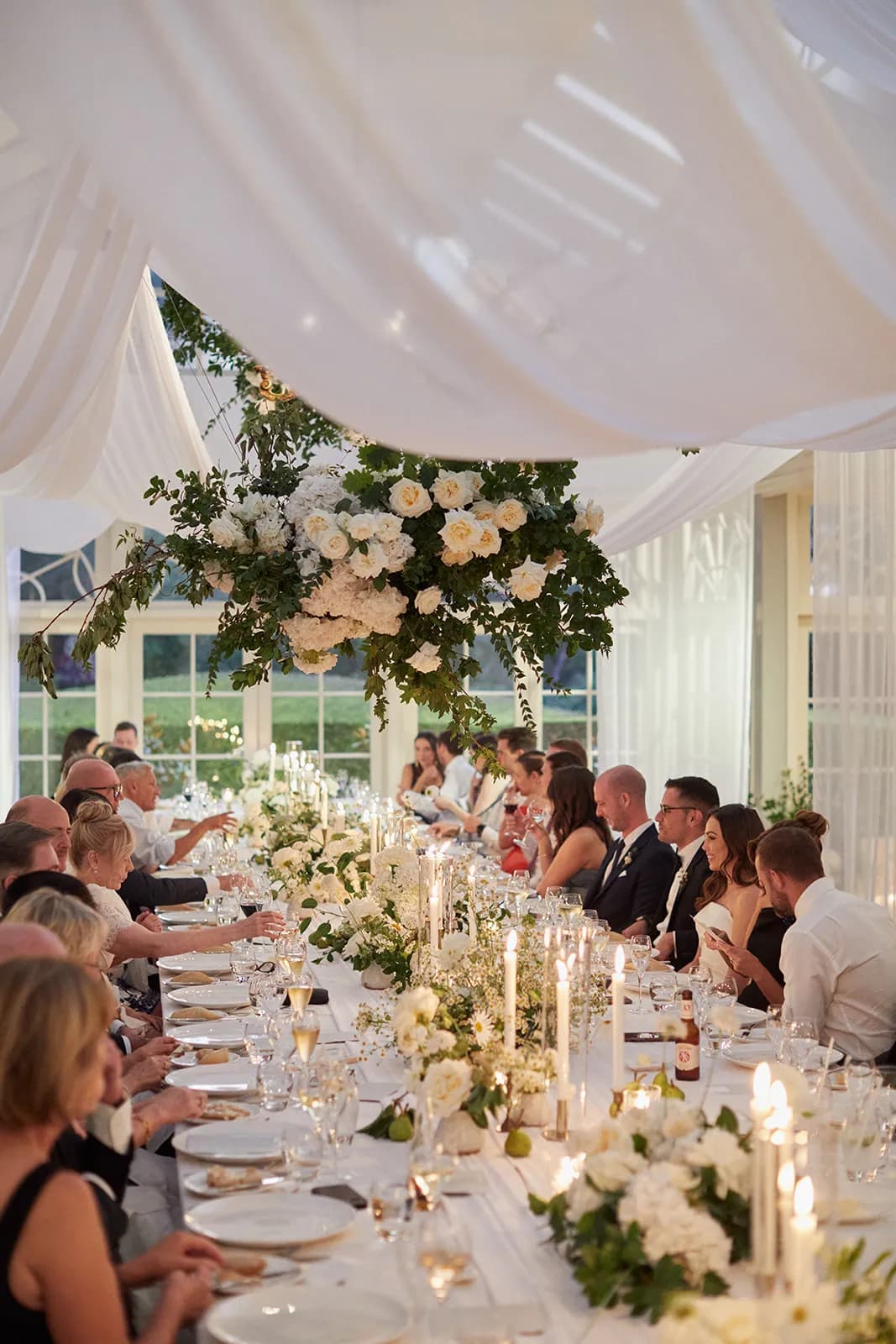 Wedding reception table